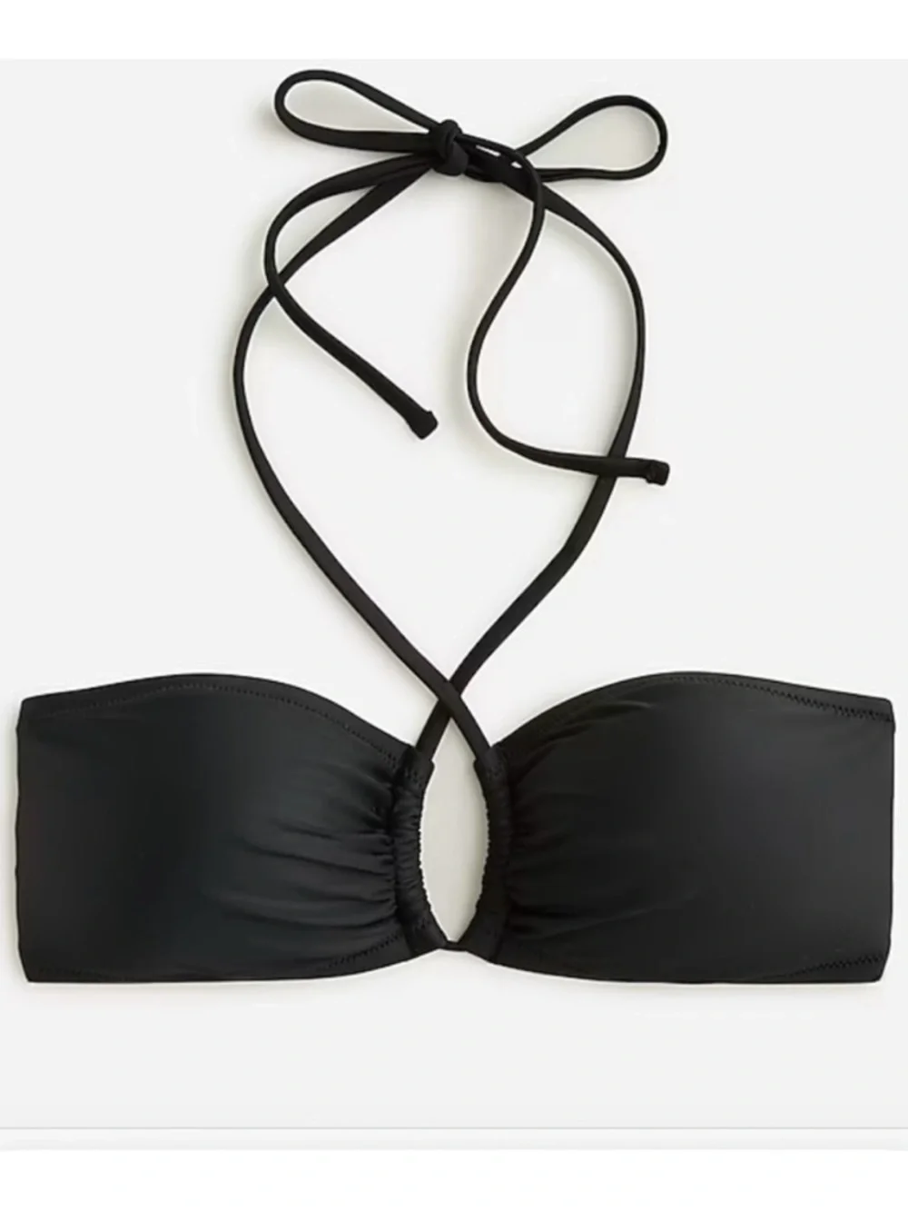 J.CREW Rosette Bandeau Bikini Top size M